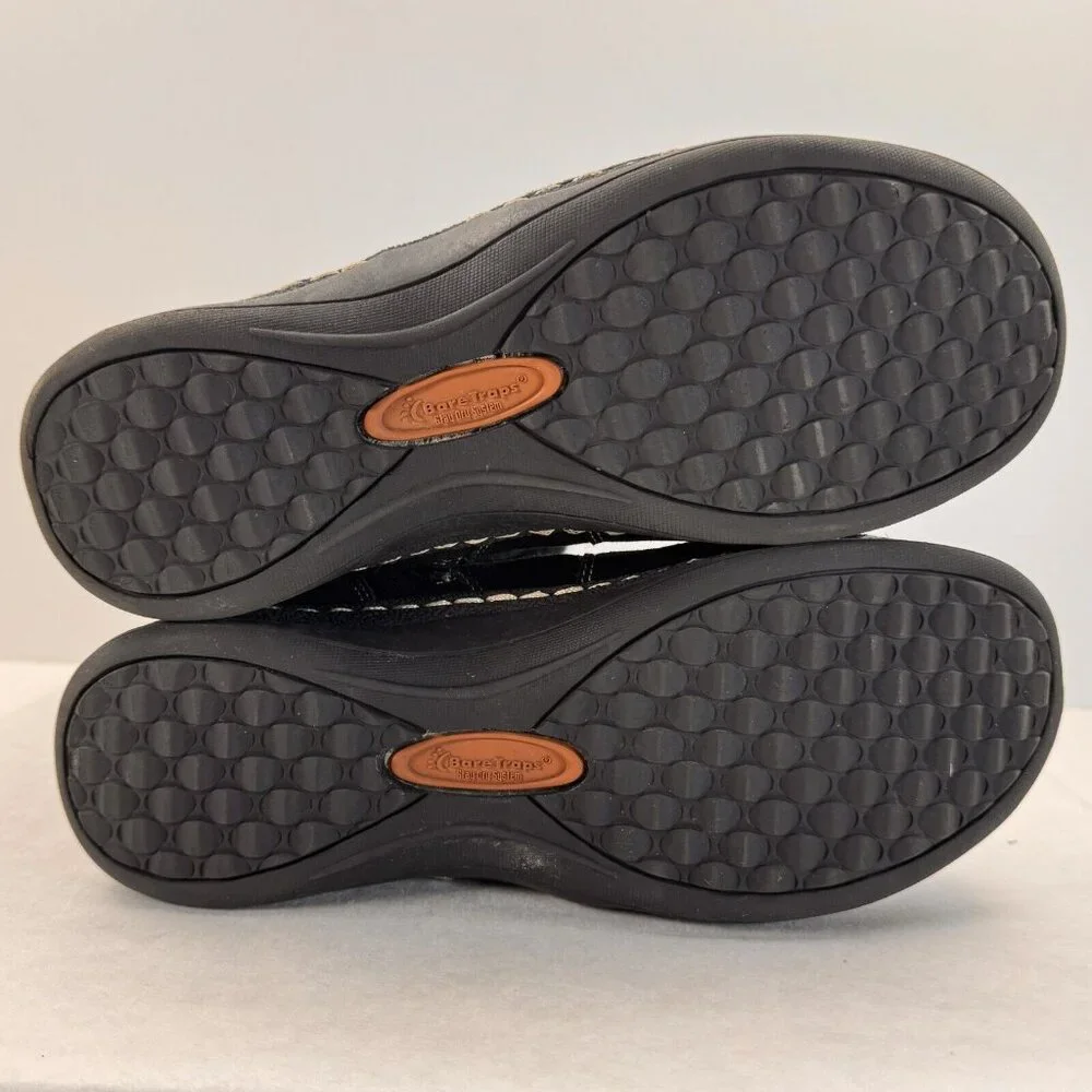 Bare Traps Womens Black Esha Leather Upper Faux Fur Mid Calf Boots Size 9M - Picture 6 of 15